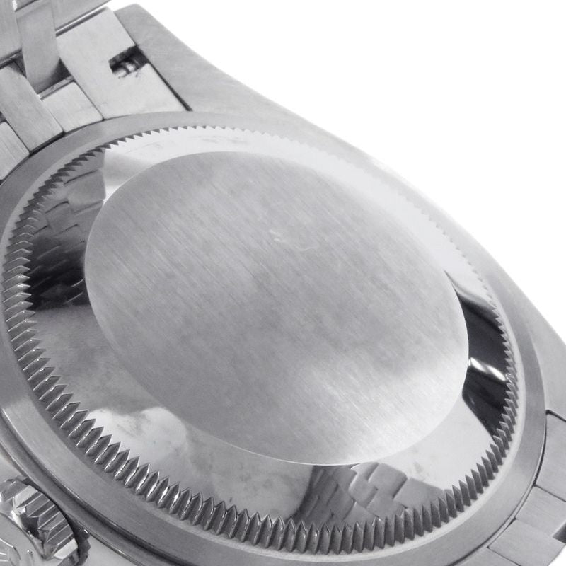 Rolex Datejust 36 SS 18k White Gold Watch Silver Dial VI IX Diamond
