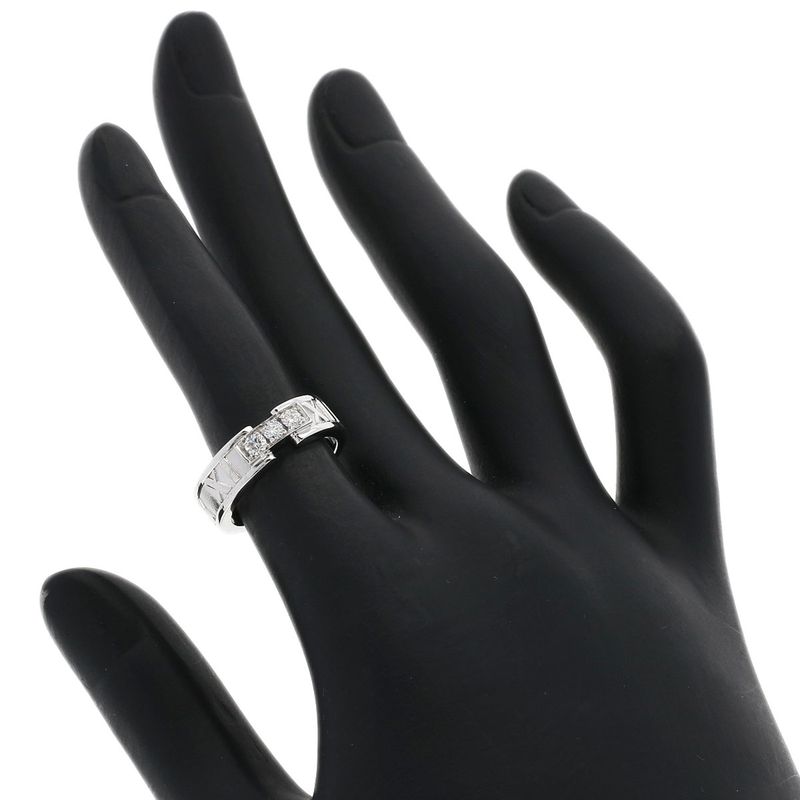 Tiffany & Co Atlas Diamond Ring 18k White Gold