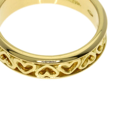 Tiffany & Co Cutout Heart Ring 18k Yellow Gold