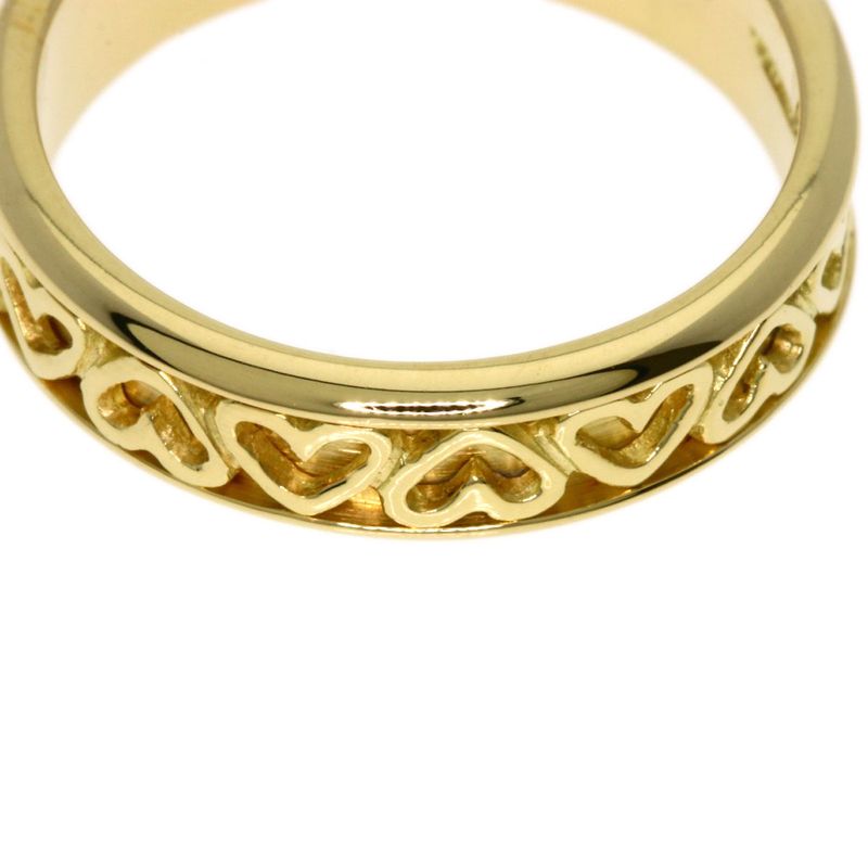 Tiffany & Co Cutout Heart Ring 18k Yellow Gold