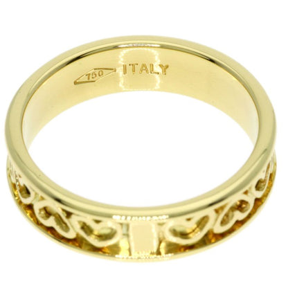 Tiffany & Co Cutout Heart Ring 18k Yellow Gold