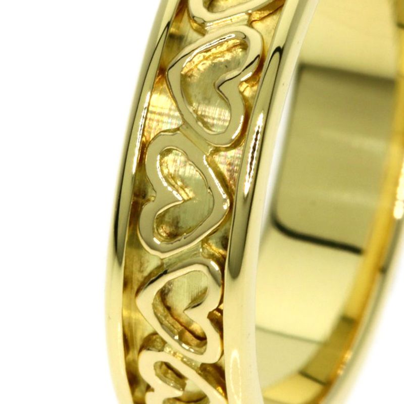 Tiffany & Co Cutout Heart Ring 18k Yellow Gold