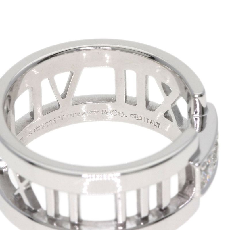 Tiffany & Co Atlas Diamond Ring 18k White Gold