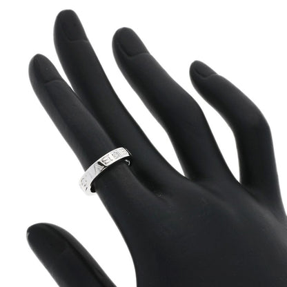 Bvlgari Double Logo Diamond Ring 18k White Gold