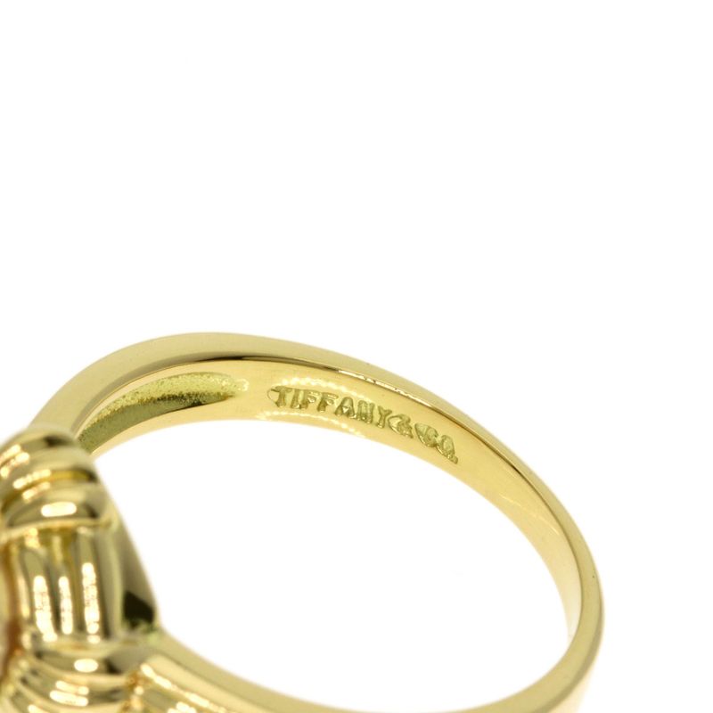 Tiffany & Co Pearl Ring 18k Yellow Gold