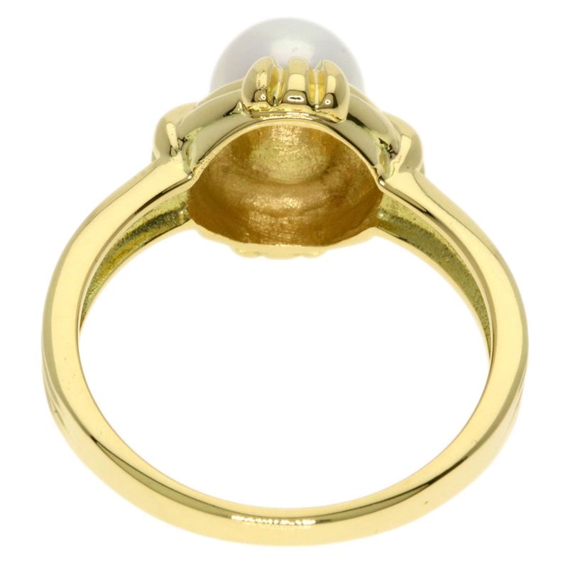Tiffany & Co Pearl Ring 18k Yellow Gold