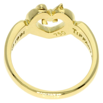 Tiffany & Co Heart with Bow Ring 18k Yellow Gold