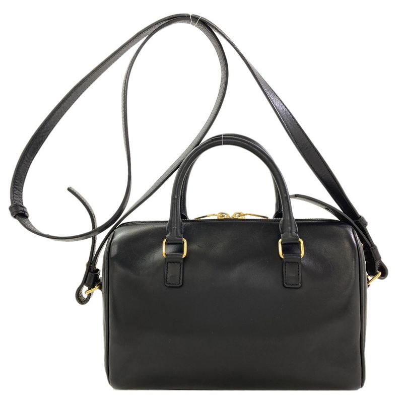 Saint Laurent Yves Baby Duffle 2-Way Handbag Leather