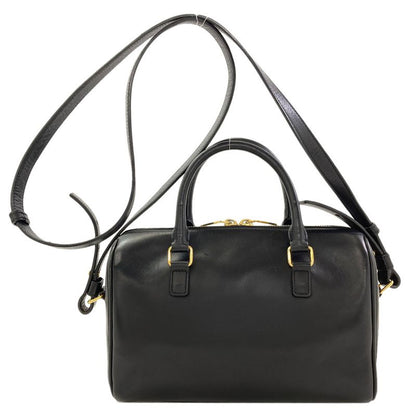 Saint Laurent Yves Baby Duffle 2-Way Handbag Leather