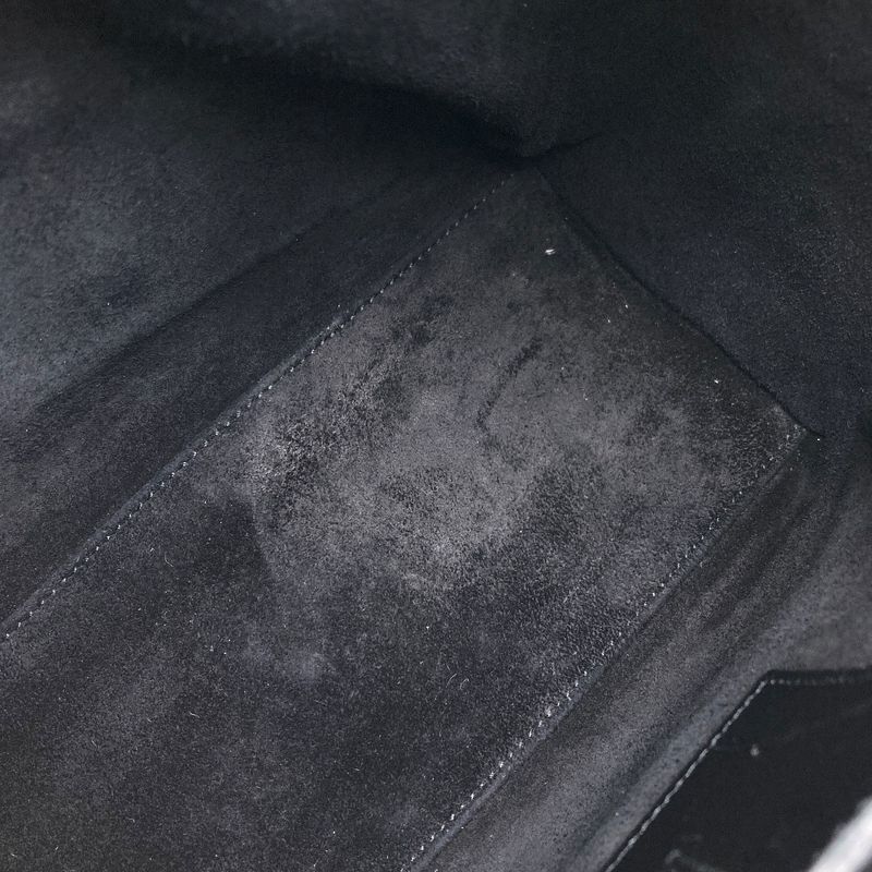 Saint Laurent Yves Baby Duffle 2-Way Handbag Leather