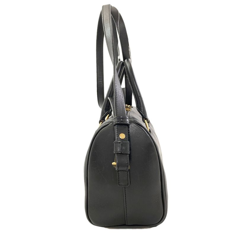 Saint Laurent Yves Baby Duffle 2-Way Handbag Leather