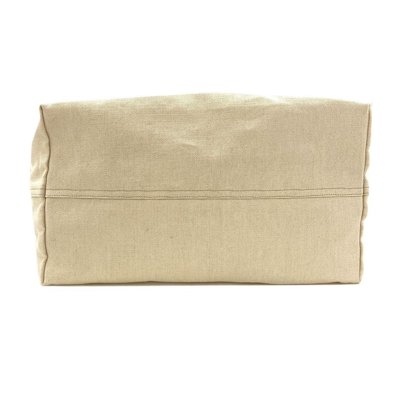 Bottega Veneta Logo Tote Canvas Leather