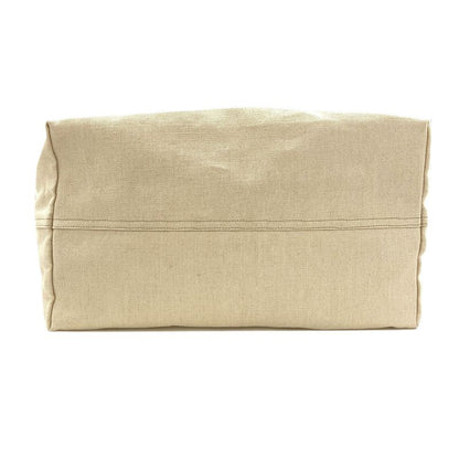 Bottega Veneta Logo Tote Canvas Leather