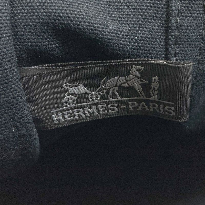Hermes Sac Fourre Tout MM Silver Handbag Canvas