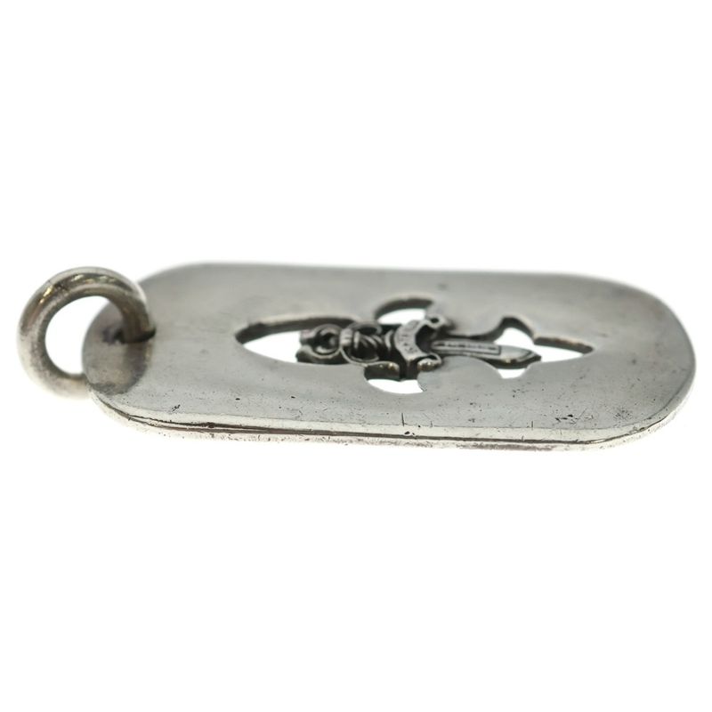 Chrome Hearts D Tag Lrg Fle Dag Fudaga Dog Tag Large Necklace Top