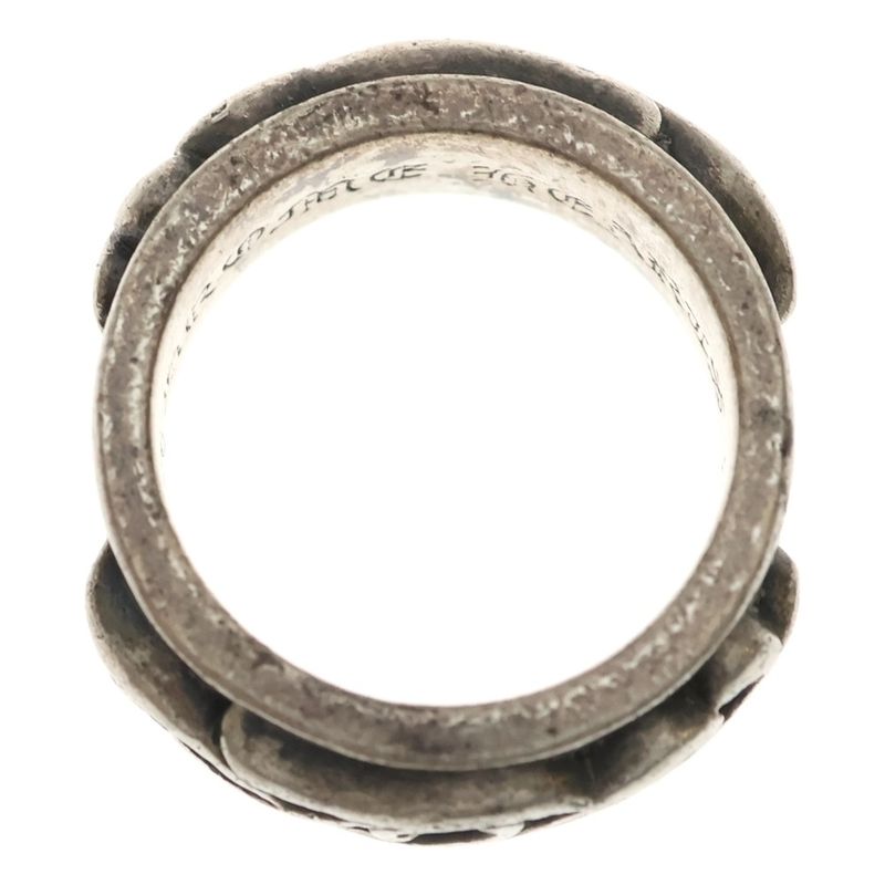 Chrome Hearts Dbl Narrow Vine Band Double Silver Ring