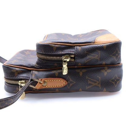 Louis Vuitton Monogram Amazon Mini Shoulder Bag Brown Leather Gold