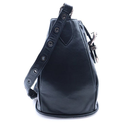 Chrome Hearts Shoulder Leather Back with Grommet Black