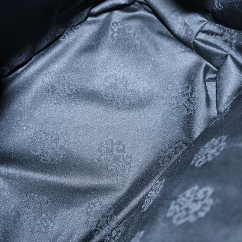 Chrome Hearts Shoulder Leather Back with Grommet Black
