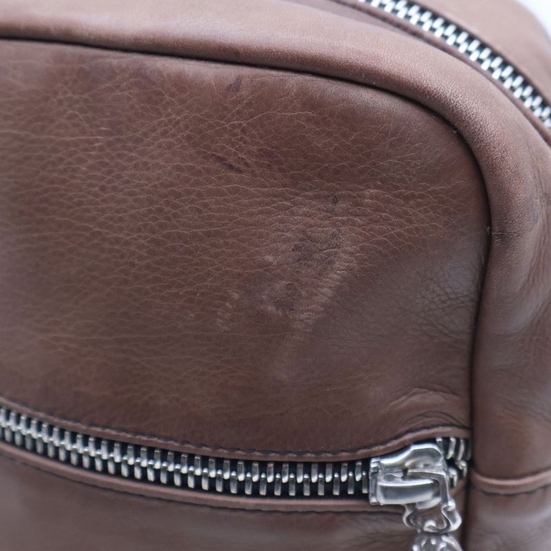Chrome Hearts Taka Mini Lthr Takamini Cemetery Cross Patch Leather Shoulder Bag