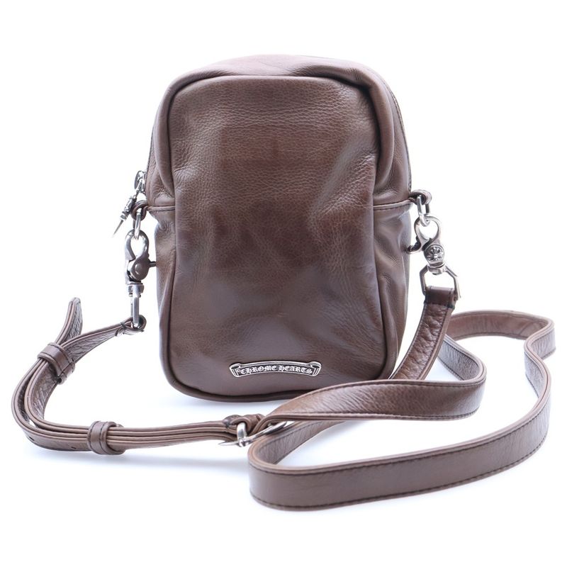 Chrome Hearts Taka Mini Lthr Takamini Cemetery Cross Patch Leather Shoulder Bag