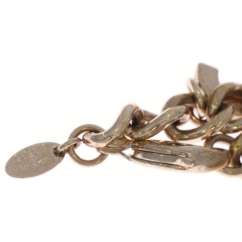 Chanel Logo Bracelet Gold Chain