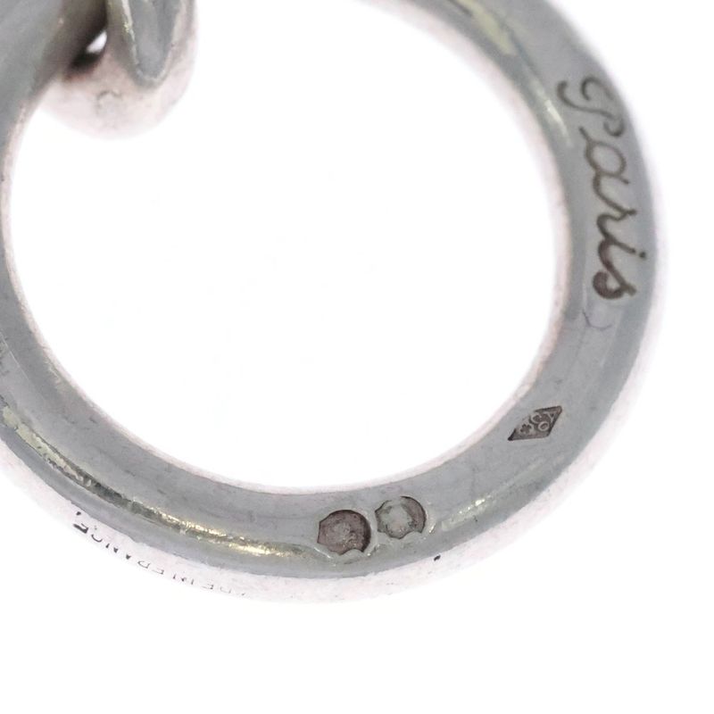 Hermes Vintage Chaine D'ancre MM Silver Necklace Cursive