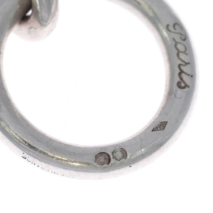 Hermes Vintage Chaine D'ancre MM Silver Necklace Cursive