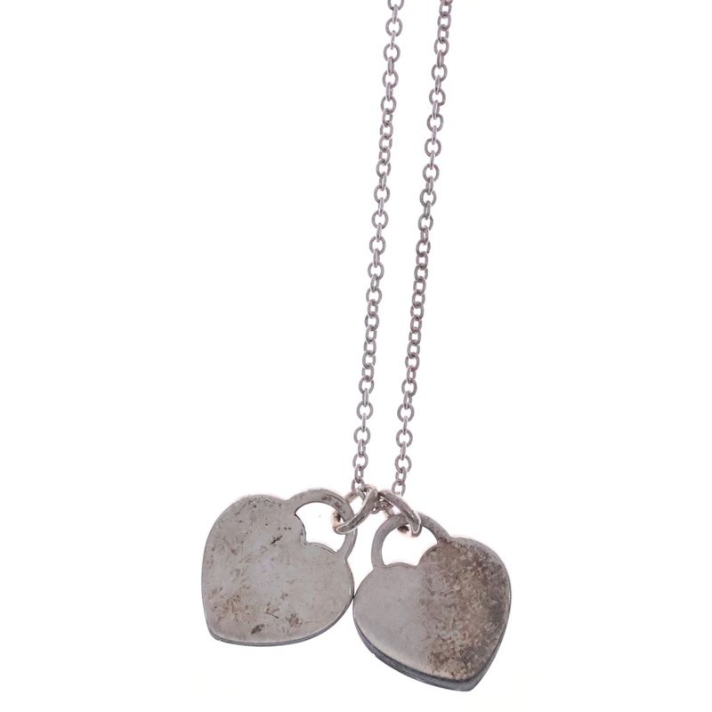 Tiffany & Co Return to Necklace Pendant Chain Silver