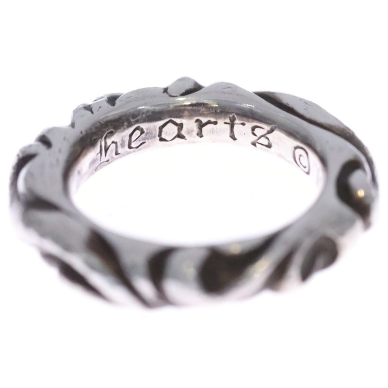 Chrome Hearts Scrl Band Scroll Silver Ring