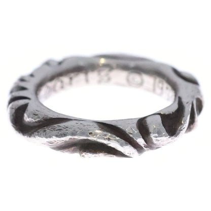 Chrome Hearts Scrl Band Scroll Silver Ring