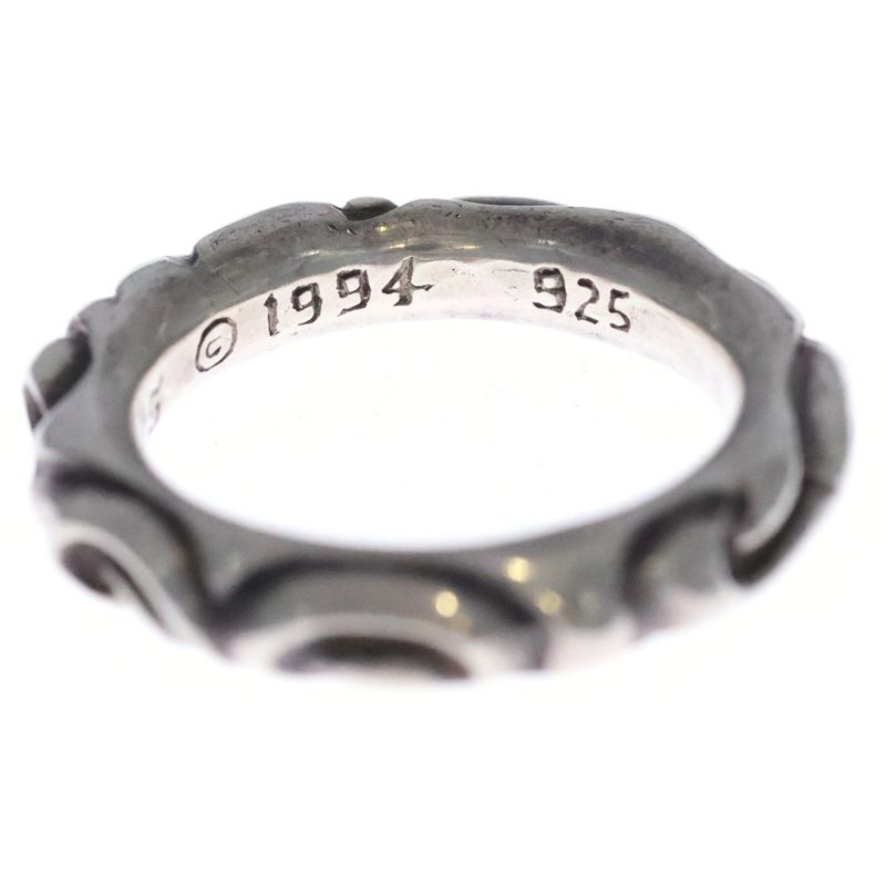 Chrome Hearts Scrl Band Scroll Silver Ring