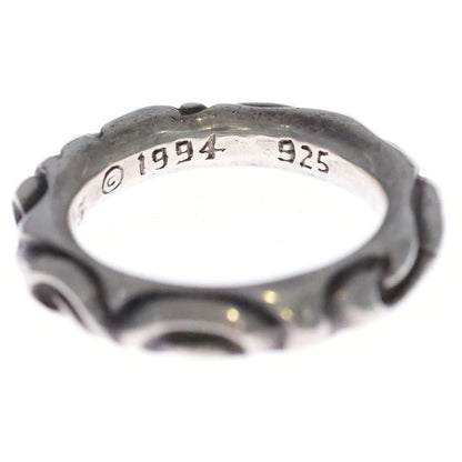Chrome Hearts Scrl Band Scroll Silver Ring