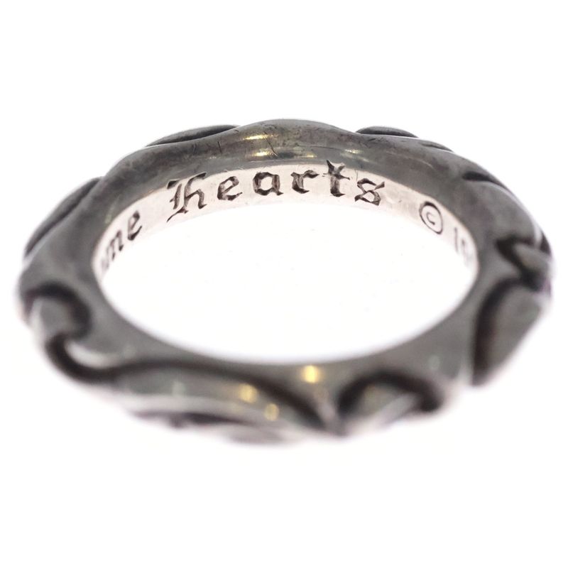 Chrome Hearts Scrl Band Scroll Silver Ring