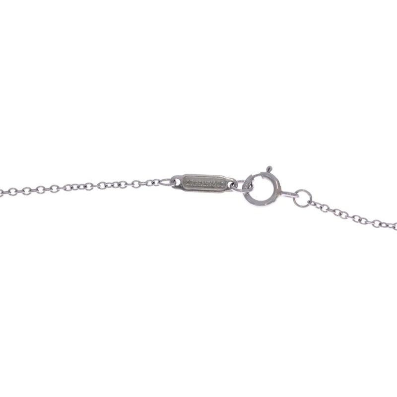 Tiffany & Co Sentimental Heart Diamond Necklace Platinum Pendant