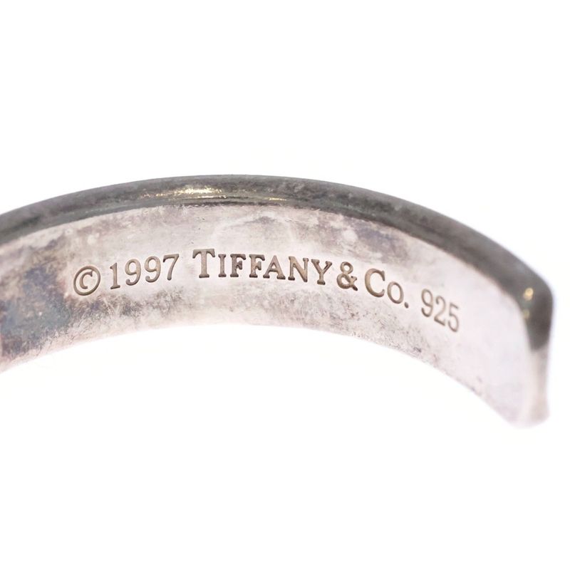 Tiffany & Co Narrow Bangle Bracelet Silver