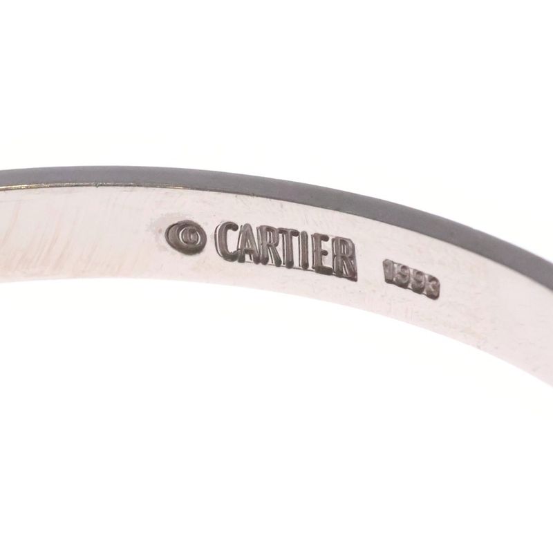Cartier Love Bracelet Bangle Silver 18k White Gold 16