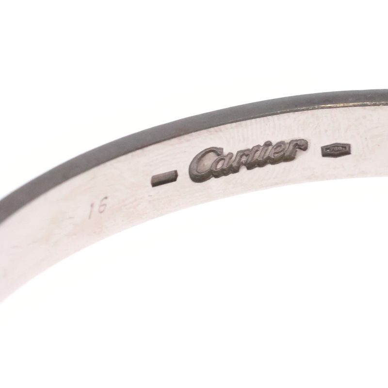 Cartier Love Bracelet Bangle Silver 18k White Gold 16