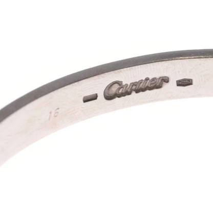 Cartier Love Bracelet Bangle Silver 18k White Gold 16