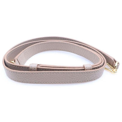 Loewe Pebble Bucket Mini 2-Way Mini Shoulder Bag Beige Leather Gold