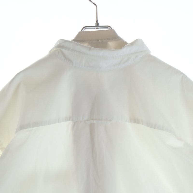 Balenciaga Trompe L'oeil Layered Docking Long Sleeve Shirt White