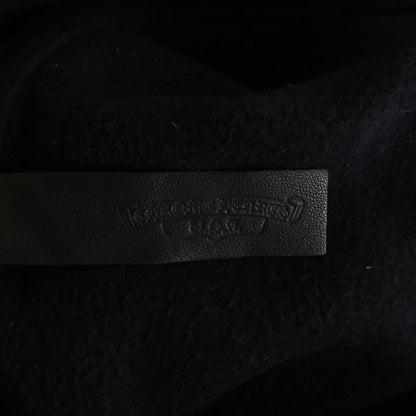 Chrome Hearts Not Slo Ride Logo Embroidery Half Zip Sweatshirt Black