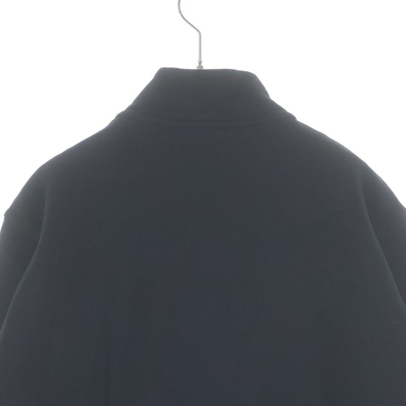 Chrome Hearts Not Slo Ride Logo Embroidery Half Zip Sweatshirt Black