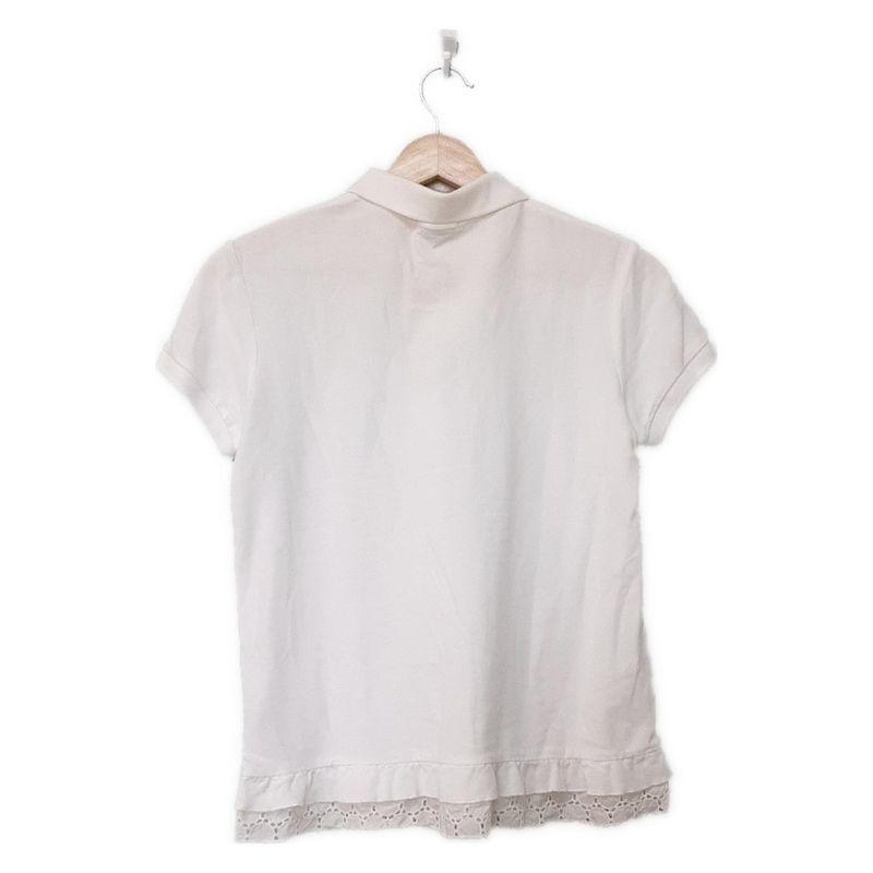 Moncler Short Sleeve Polo Shirt S Maglia Manica Corta White