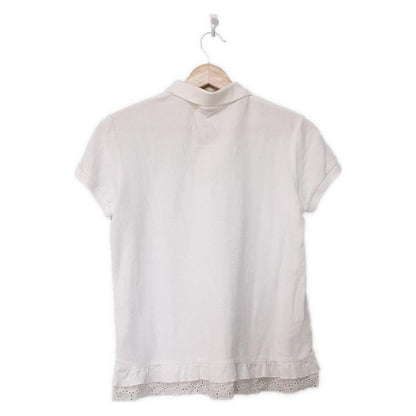 Moncler Short Sleeve Polo Shirt S Maglia Manica Corta White