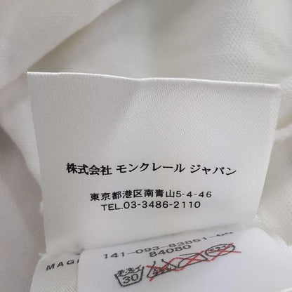 Moncler Short Sleeve Polo Shirt S Maglia Manica Corta White