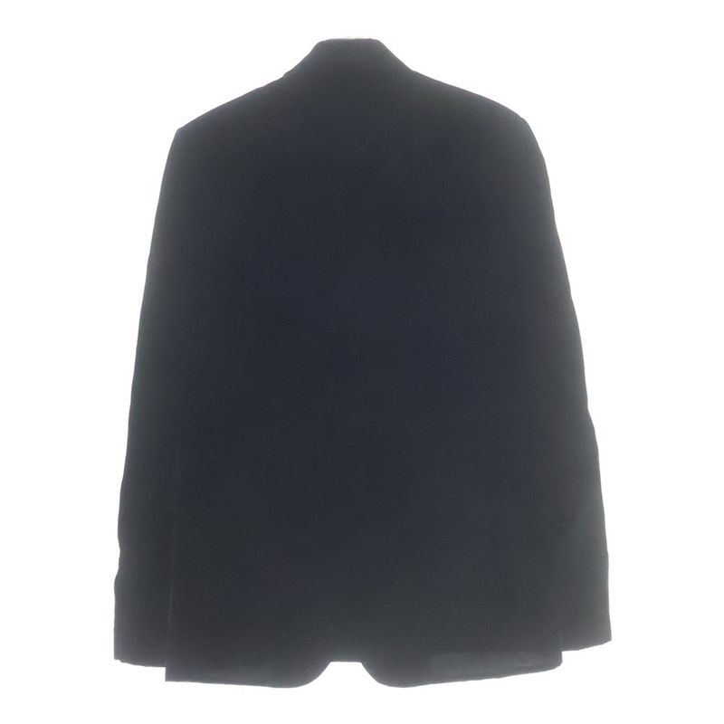 Saint Laurent Paris Velvet Single Tailored Jacket Navy