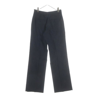 Celine Wool Striped Trousers Pants Black