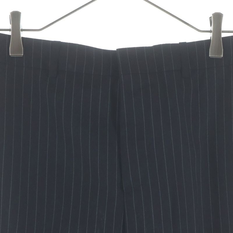 Celine Wool Striped Trousers Pants Black
