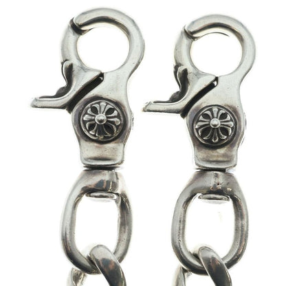 Chrome Hearts Classic Long-t 2 Clip Long Wallet Chain Silver